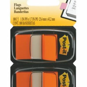 Post It Flags Twin Packs 680-Oe2 Orange Pack/100