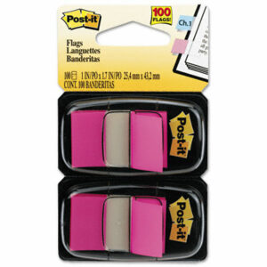 Post It Flags Twin Packs 680-BP2 Bright Pink Pack/100