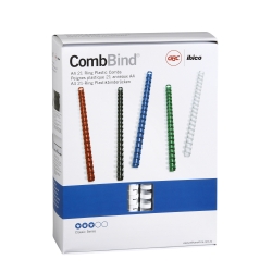 Binding Combs Gbc 16MM White Pk100