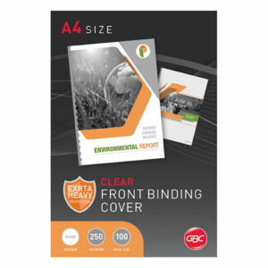 Gbc Binding Cover A4 250 Micron Clear Pk100