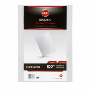 Gbc A4 300Gsm Ibico Polycover Frosted Pack100 Binding Cover