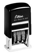 Shiny Self Inking Dater 4MM Black Ink