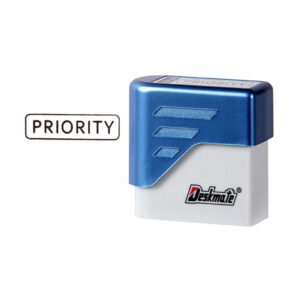 Deskmate Pre Inked Stamp Priority Black