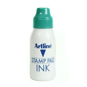 Artline Stamp Pad Ink Bottle 50ML Green
