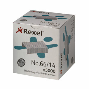 Rexel Staples Box 5000 No 66 14MM - 66/14 - Up To 100 Sheets
