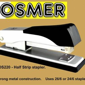 Osmer Heavy Duty Metal Stapler Half Strip