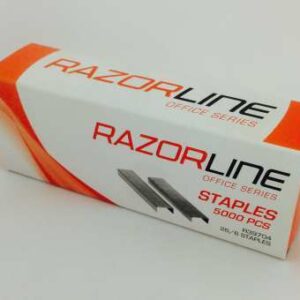 Razorline Deli 26/6 Staples Box 5000