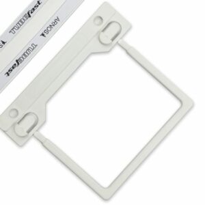 Arnos Tubefast File Fastener U Piece And Bar Only White PKT 100