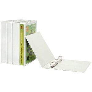Marbig Enviro 19MM 4 D Ring A4 White Insert Binder