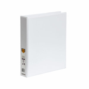 Marbig Clearview Insert Binders White A4 2D Ring 38MM Capacity