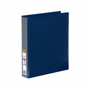 Marbig Clearview Insert Binders Blue A4 2D Ring 38MM Capacity
