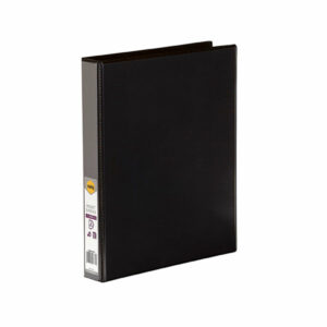 Marbig Enviro Insert Binders Black A4 2D Ring 25MM Capacity