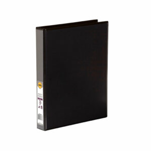 Marbig Clearview Insert Binders Black A4 4D Ring 25MM Capacity