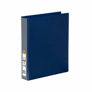 Marbig Clearview Insert Binders Blue A4 3D Ring 38MM Capacity