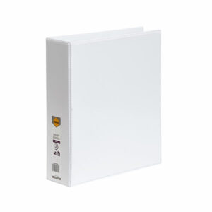 Marbig Clearview Insert Binders White A4 2D Ring 50MM Capacity