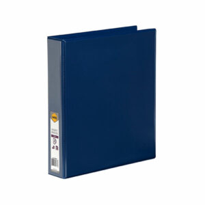 Marbig Clearview Insert Binders Blue A4 4D Ring 38MM Capacity