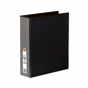 Marbig Enviro Insert Binders Black A4 4D Ring 50MM Capacity