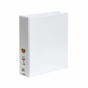 Marbig Clearview Insert Binders White A4 4D Ring 50MM Capacity