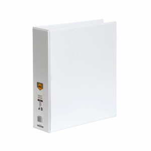 Marbig Clearview Insert Binders White A4 3D Ring 50MM Capacity