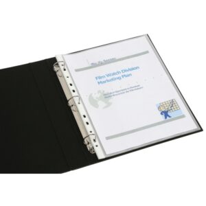 Marbig Copysafe Deluxe Plastic Pocket Sheet Protectors Box 100 A3 Portrait Heavy Duty Ultra Clear