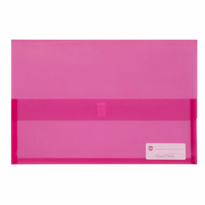 Marbig Polypick Foolscap Document Wallet Pink