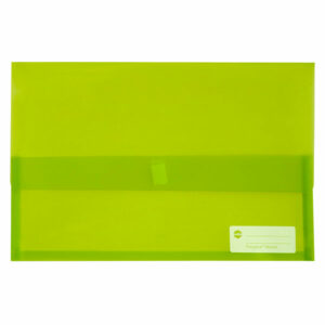 Marbig Polypick Foolscap Document Wallet Lime