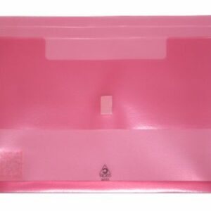 Colby See Through Polywally Wallets Pink A4