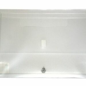 Colby Polywally Wallets Clear A4 325A With Hook & Loop Closure