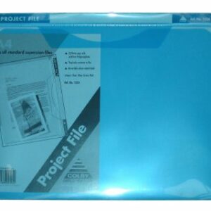 Colby Project File Blue Transparent A4 152A