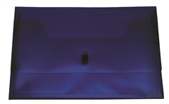 Colby Pop See Through Polywally Wallet Purple Foolscap