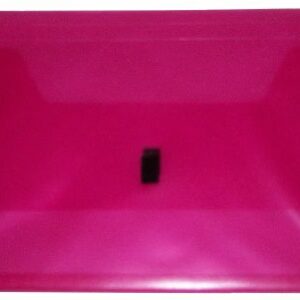 Colby Pop See Through Polywally Wallet Pink Foolscap
