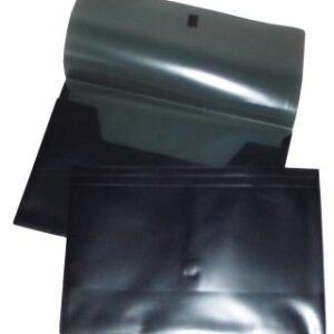 Colby Pop See Through Polywally Wallet Black Foolscap