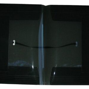 Colby Pop Duo Document Wallet Black
