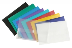 Document Wallet Bantex F/C W/Velcro Black