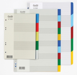Dividers Bantex A4 Pp Col 10 Tab