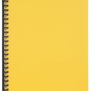 Marbig A4 Yellow Refillable Display Book 20 Pocket