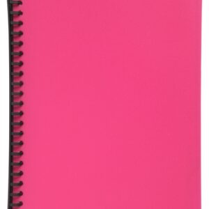 Marbig Pink A4 Refillable Display Book 20 Pocket
