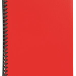 Marbig Red A4 Refillable Display Book 20 Pocket