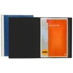 Display Book Marbig A4 Clearview Black 50 Pocket