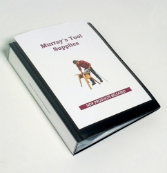 Display Book Marbig A4 Clearview Black 36 Pocket