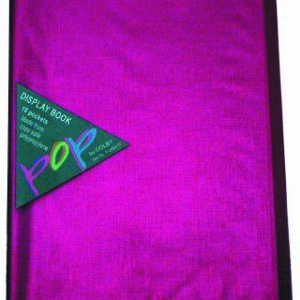 Colby 248A Pop Display Book Pink A4 With 10 Pockets