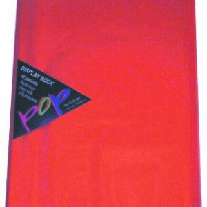 Colby 248A Pop Display Book Orange A4 With 10 Pockets