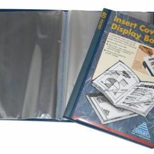 Display Book Colby A4 245A Navy 40 Pocket