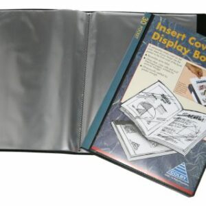 Display Book Colby A4 245A Black 30 Pocket
