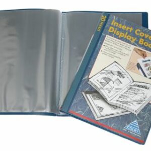 Display Book Colby A4 245A Navy 20 Pocket