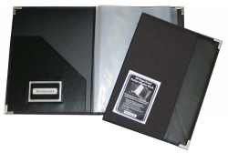 Display Book Colby A4 Wm243A F/Safe Black Fixed 40 Pocket