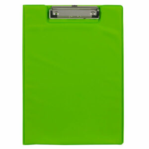 Marbig Summer Colour Pvc Clipfolders A4 Lime