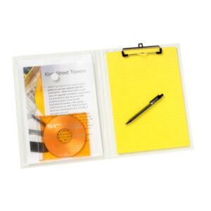 Marbig Professional Series Insert Clipfolder With Expanding Document Wallet