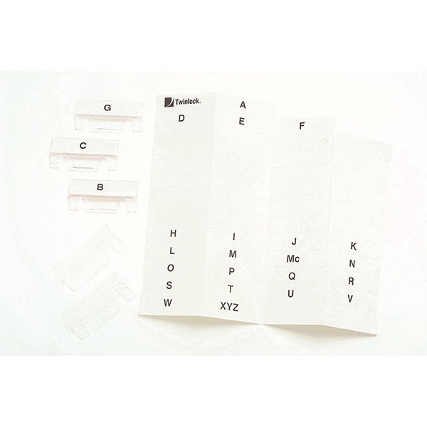 Independent Office Solutions » Crystalfile Indicator Tab Insert White
