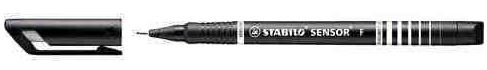 Pen Stabilo Cushion Tip Sensor Fineliner Black